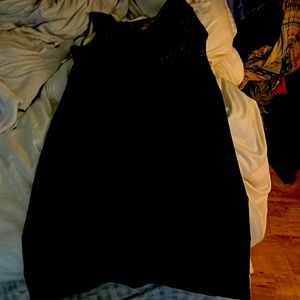 Beautiful black dress with lace details